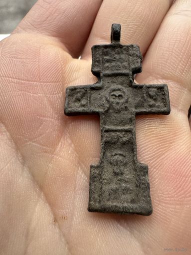 Крестик нательный старинный 13