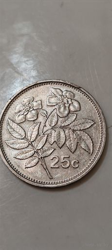 Мальта 25 цент 1991