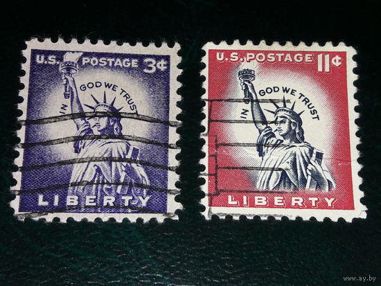 США 1954 Стандарт.Статуя Свободы. 2 марки
