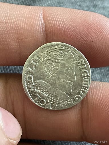 3 гроша 1591 Олькуш! Редкая!