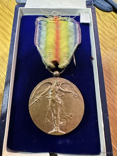 Межсоюзническая медаль Победы в Первой мировой войне, Европа, много лотов с рубля