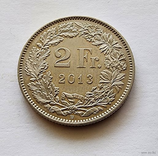 Швейцария 2 франка, 2013