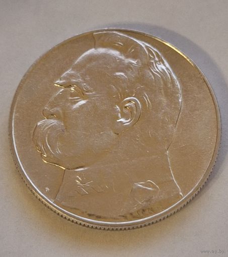 10 злотых 1937, Штемпельный блеск, коллекционное состояние!