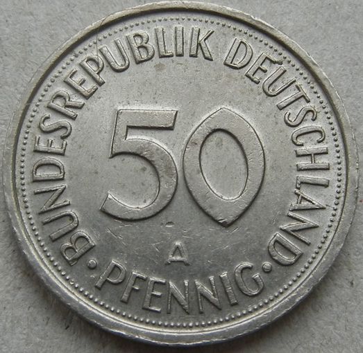 Германия ФРГ 50 пфеннигов 1990