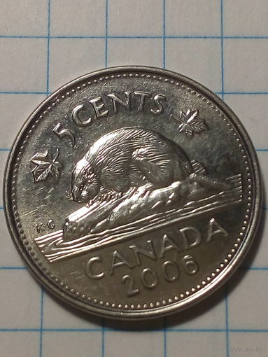 5 центов  Канада 2006  год.