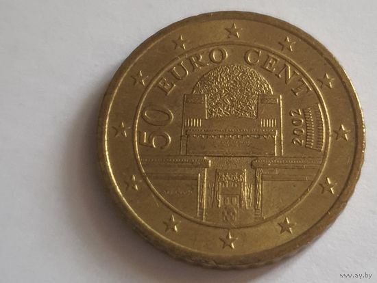 Австрия 2002 50 евроцентов