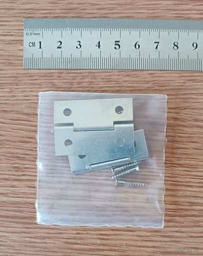 Петля универсальная 40х32х0,5 мм (20 комплектов по 2 шт.) СССР