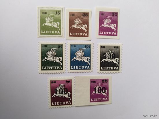 Литва  1991 8м  стандарты.