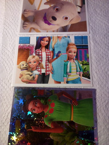 Наклейки Барби 2021 год. сборный лот(3 шт) 37.56.145.
