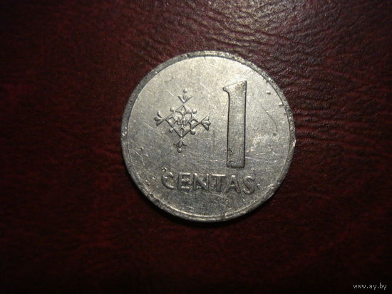 1 цент 1991 года Литва