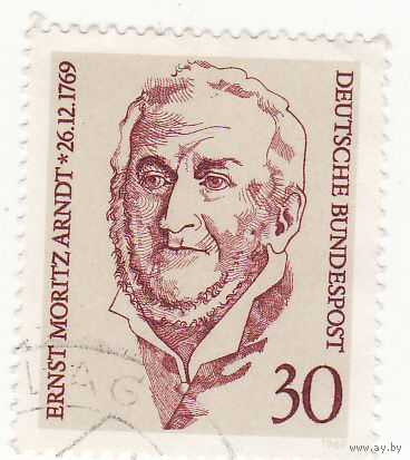 Двухсотлетие со дня рождения Эрнста Морица Арндта ( 1769 – 1860) 1969 год