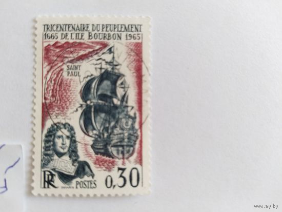 Франция 1965 парусник