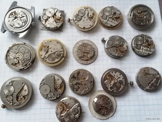 Механизмы к часам СССР