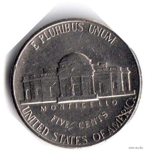 США. 5 центов. 1991 P