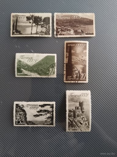 СССР. 1938г. Виды Крыма и Кавказа. 6 марок