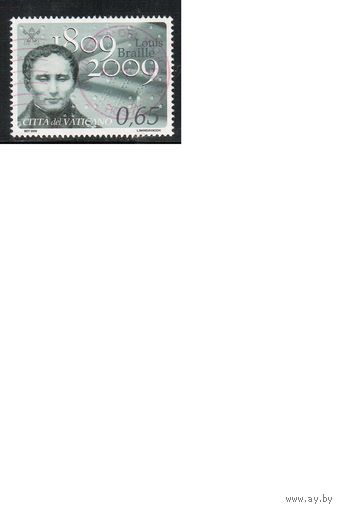 Ватикан-2009,(Мих.1657) гаш.   , Луи Брайль (одиночка)