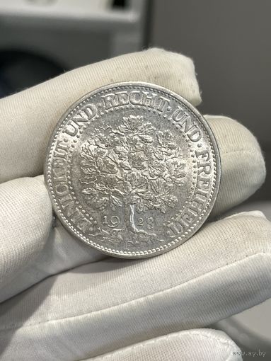 5 марок 1928 F Дубок феноменальный сохран , супер качество ! UNC!