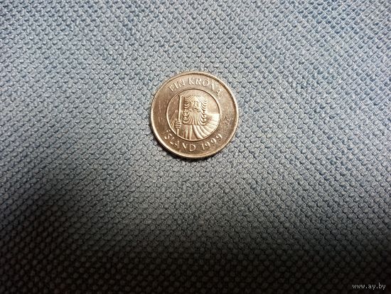 1 крона 1999 Исландия