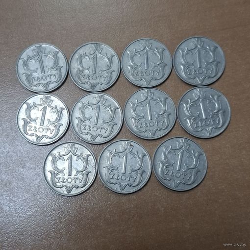 Сборный лот злотых