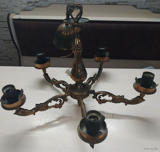 Люстра ИВИЦА эпохи СССР.