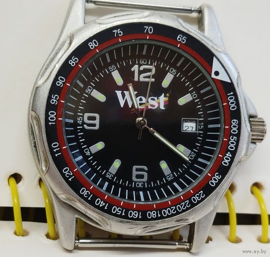 Часы "West" состояние,безель вращается (20 мм по ушкам)