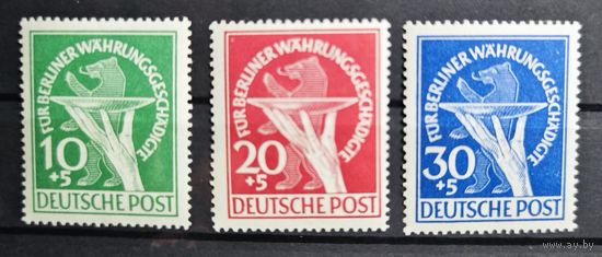 Западный Берлин ми 68-70  каталог 360 евро