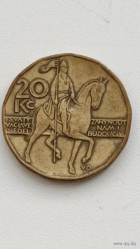 Чехия. 20 крон 1999 года.