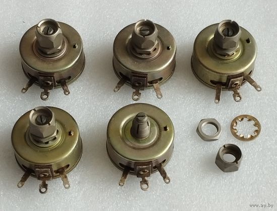 Подстроечный резистор ПП3-1 на 10 Ом