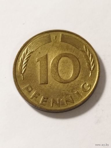 Германия 10 пфенинг 1977 F