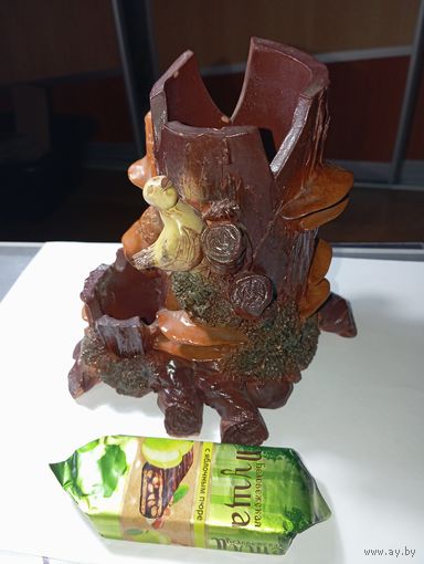 Керамический кувшин - Пенёк . Ручная работа .