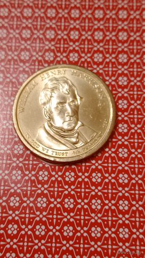 США 1 доллар 2008 Р. 9 президент Харрисон