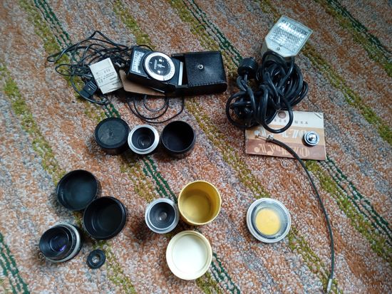 Объективы вспышка фотоэкспанометр