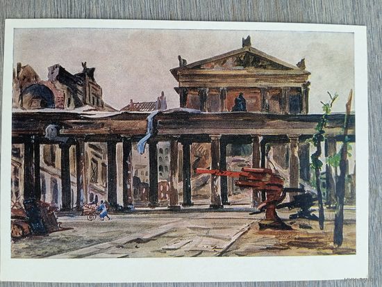 Дейнека. Берлин. Музей Фридриха. 1945