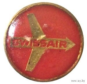 Фрачник с винтажным логотипом авиакомпании  Swissair