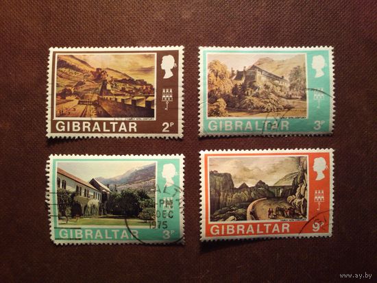 Гибралтар 1971 г.Пейзажи и виды Гибралтара. /32а/
