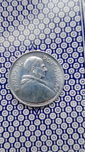 Ватикан  5  лир 1967