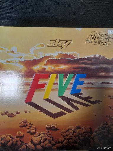 SKY  "FIVE"   1983 2LP GERMANY ARIOLA 302171 - NM-/EX-