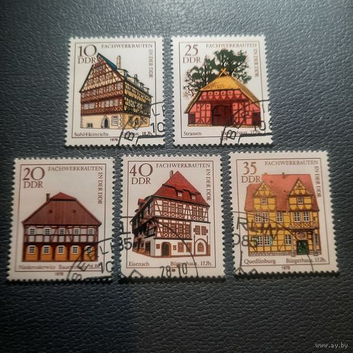 ГДР 1978. Архитектура. Полная серия