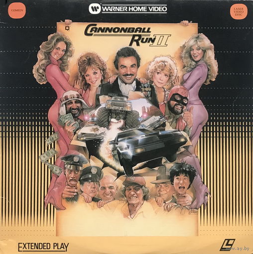 Laser disc Visions, CANNONBALL RUN II, FILM 1984