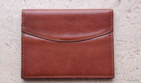 Портмоне натуральная кожа Igermann Германия ХХ век. 13 х 10 см.
