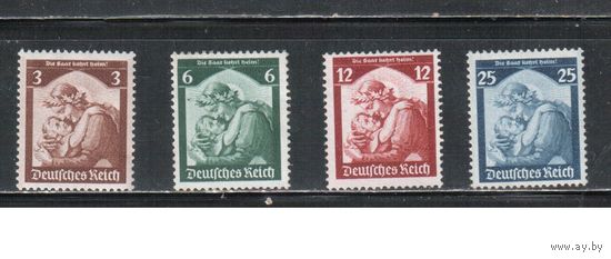 Германия(Рейх)-1935,(Мих.565-568)  **  ,  Возвращение СААРа (полная серия)