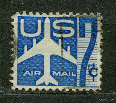 Авиапочта. Самолет. США. 1958. Полная серия 1 марка
