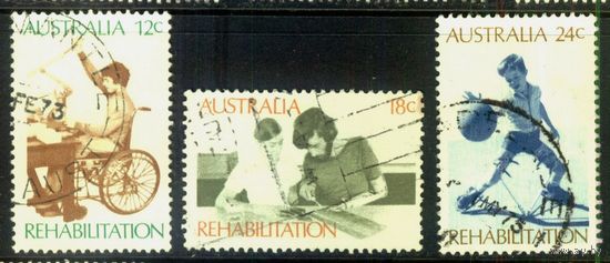 Австралия - 1972 [Mi. 495-497] Гашеная (AU12)