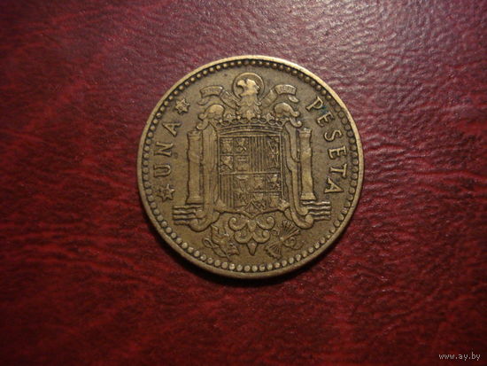 1 песета 1963 (1963) года Испания (Франко)