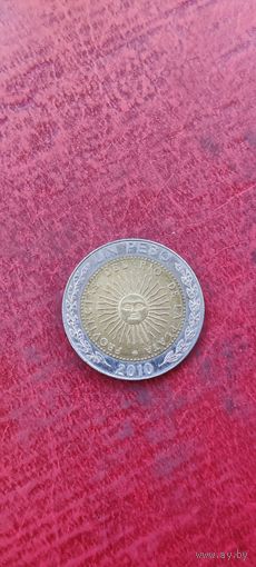 Аргентина 1 песо 2010