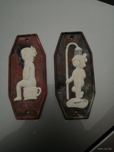 Накладки на дверь СССР ( ванна, туалет) лотом