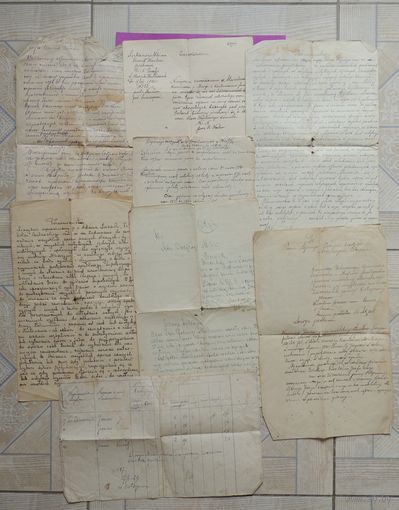 Старые польские документы, 1920-1930-е гг.