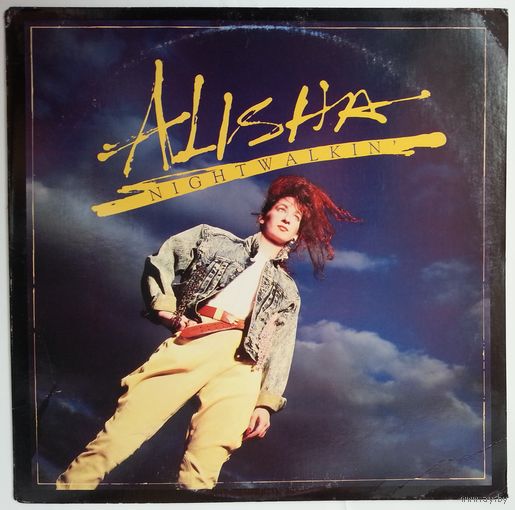 LP Alisha – Nightwalkin' (1987) Electronic, Rock, Pop, Freestyle, Synth-pop