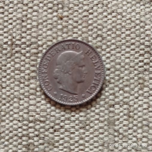 Швейцария 5 раппенов, 1925