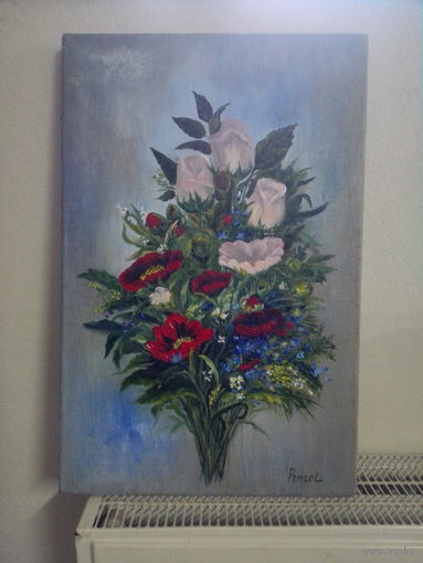 "цветы"живопись, М.Пензель.